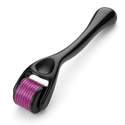Hair Roller 0.5mm – Boost Hair & Beard Growth | 540 Titanium Needles | Reduce Acne Scars, Repair Damaged Hair & Strengthen Roots | Safe, Easy & Effective for Men & Women|(P-2161)