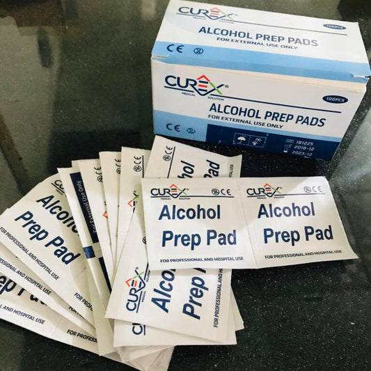 Curex Alchohol Prep Pads 100pcs Box (P-2282)
