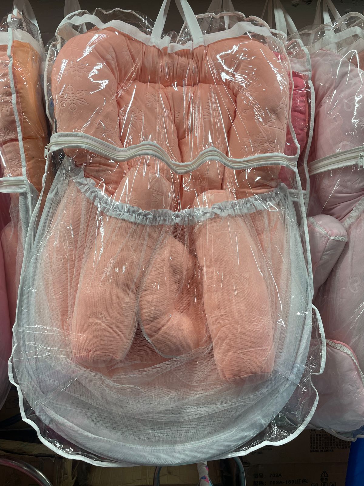Baby Bed Set Pillow Mosquito Net Size (P-1169)