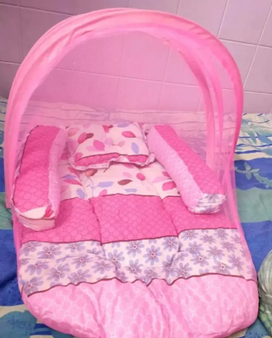 Baby Bed Set Pillow Mosquito Net Size (P-1169)