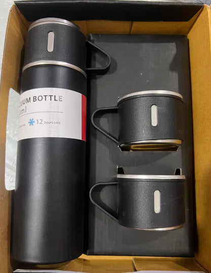 Vacuum flask stainless steel (500 ml flask) (12 hours hot and cold)