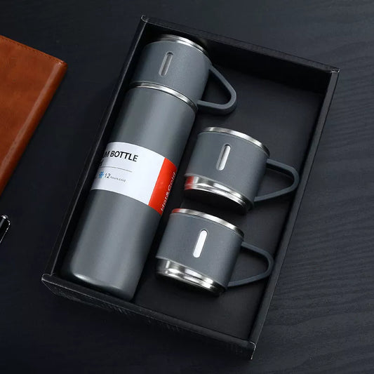 Vacuum flask stainless steel (500 ml flask) (12 hours hot and cold)