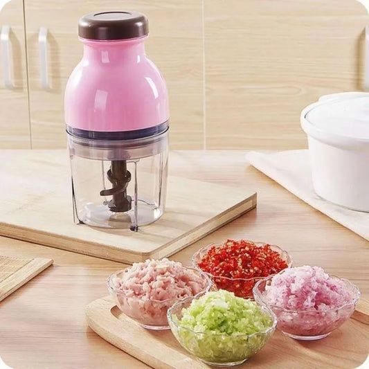 Powerful Speed Electric Capsule Cutter & Blander food Processor Pink