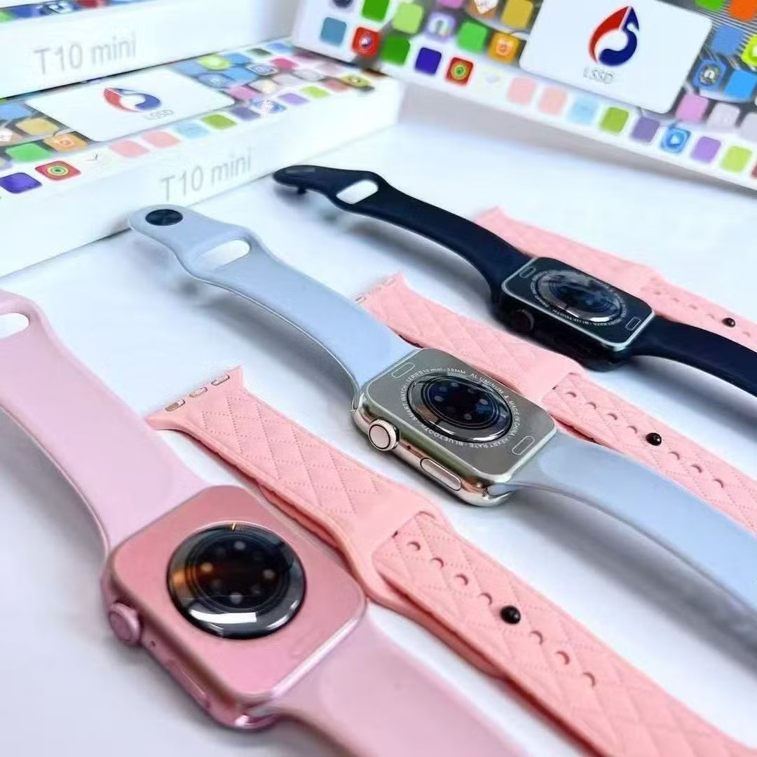 T10 Mini Smart Watch Touch Bluetooth Calls Wireless Charging Watch