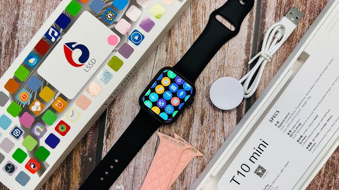 T10 Mini Smart Watch Touch Bluetooth Calls Wireless Charging Watch