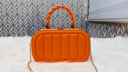 IELGY women's high-end chain solid color box small square bag RM86