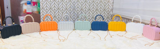 IELGY women's high-end chain solid color box small square bag RM86