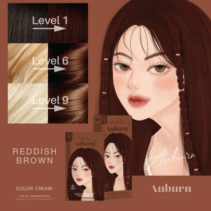 KOTA Hair Color Cream 100g | All Color Available (P-2359)