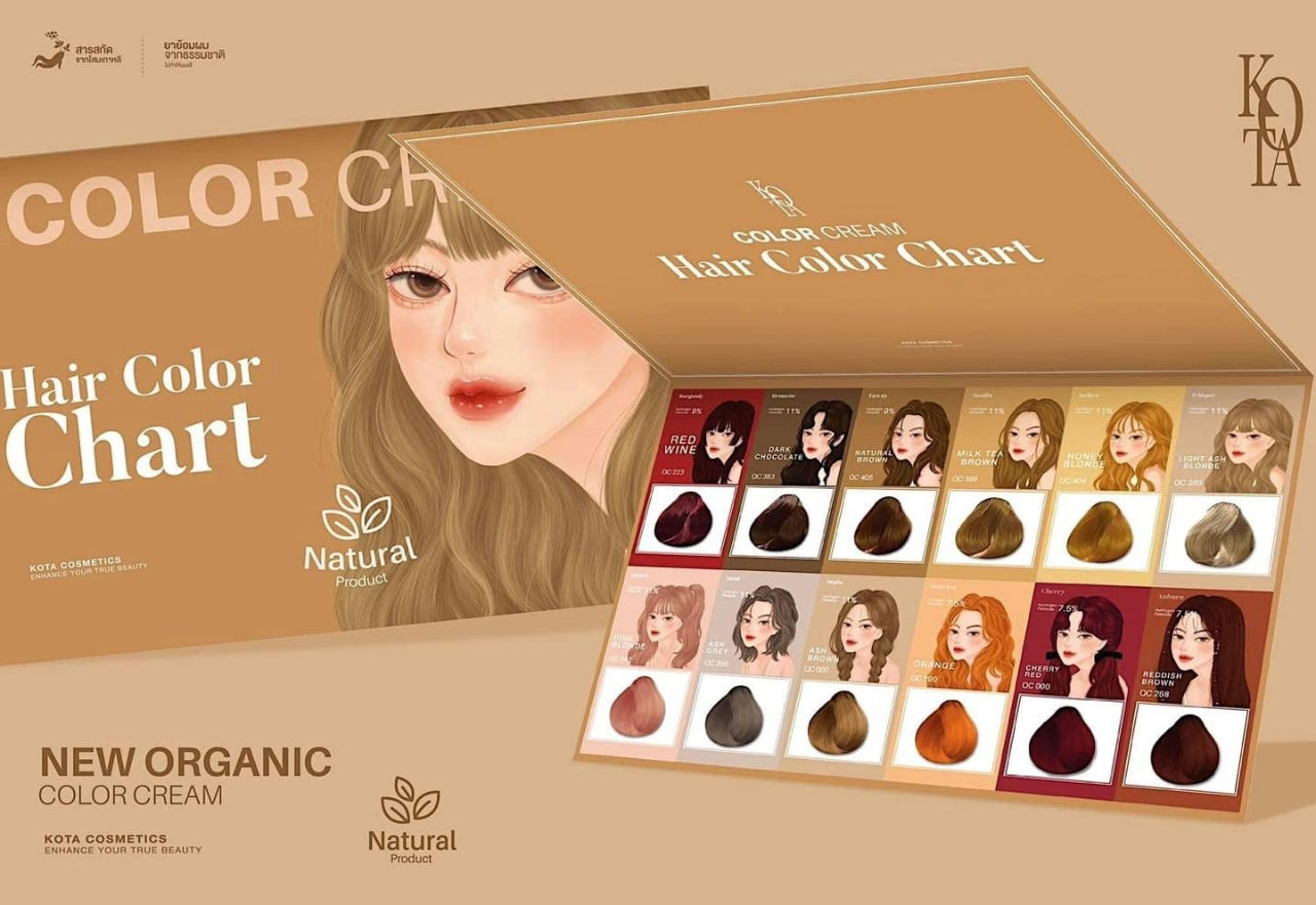 KOTA Hair Color Cream 100g | All Color Available (P-2359)