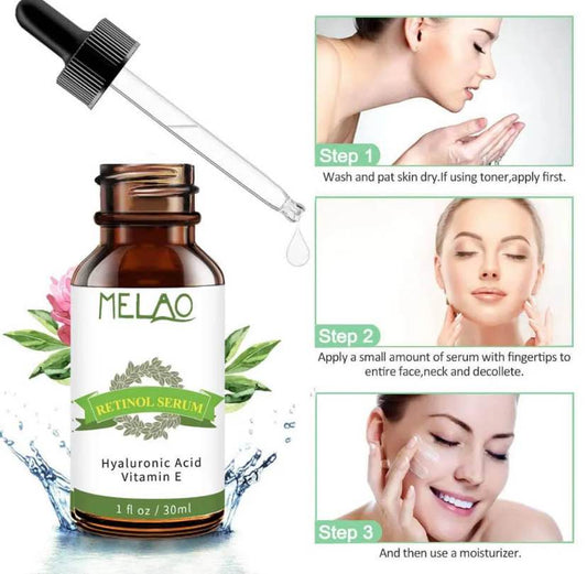 MELAO Retinol Hyaluronic Acid Vitamin E Serum 30ml (P-2476)