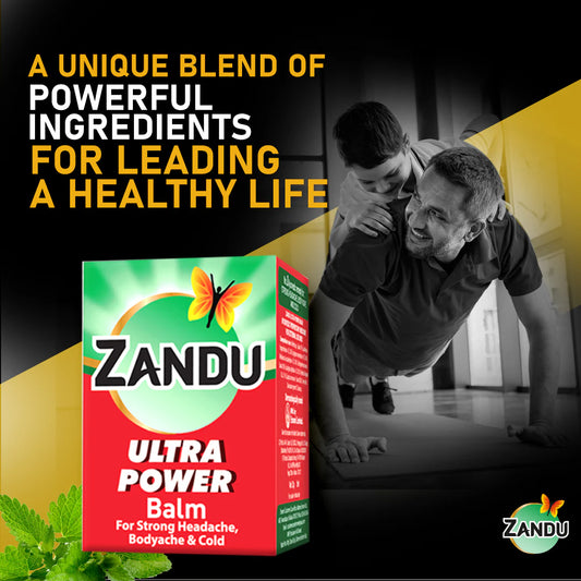 Zandu Balm Ultra Power Red 8ml | Indian